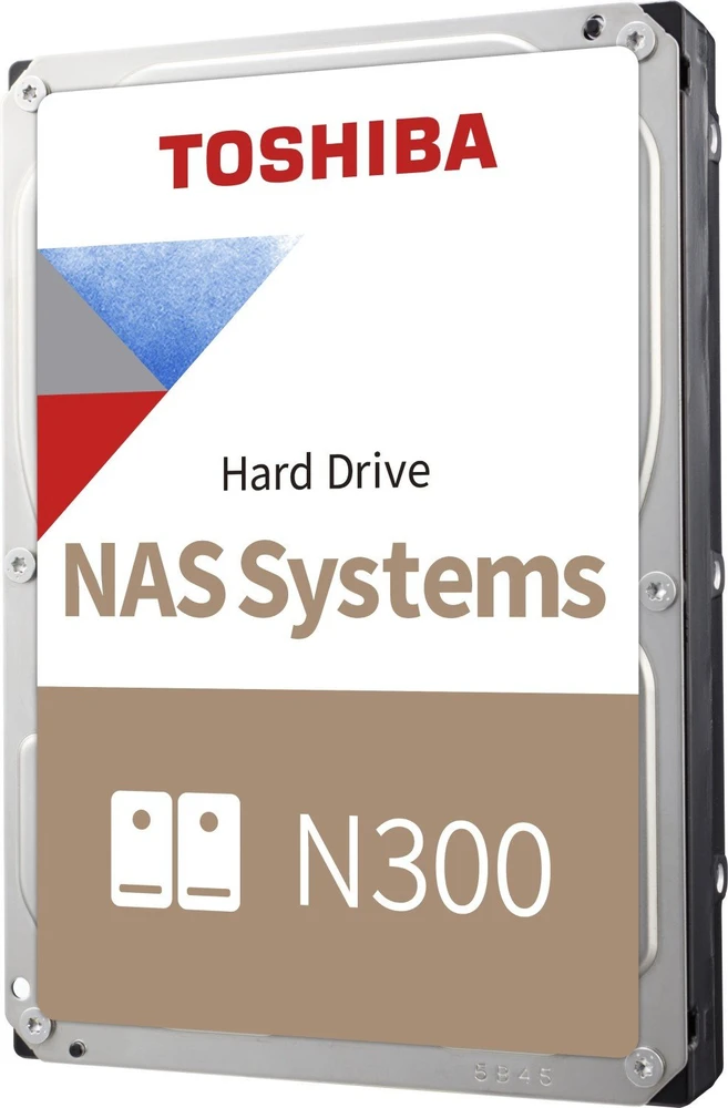 Toshiba N300 (didmeninė prekyba) 16 TB 3,5 colio SATA III (6 Gb/s) serverio diskas (HDWG51GUZSVA)
