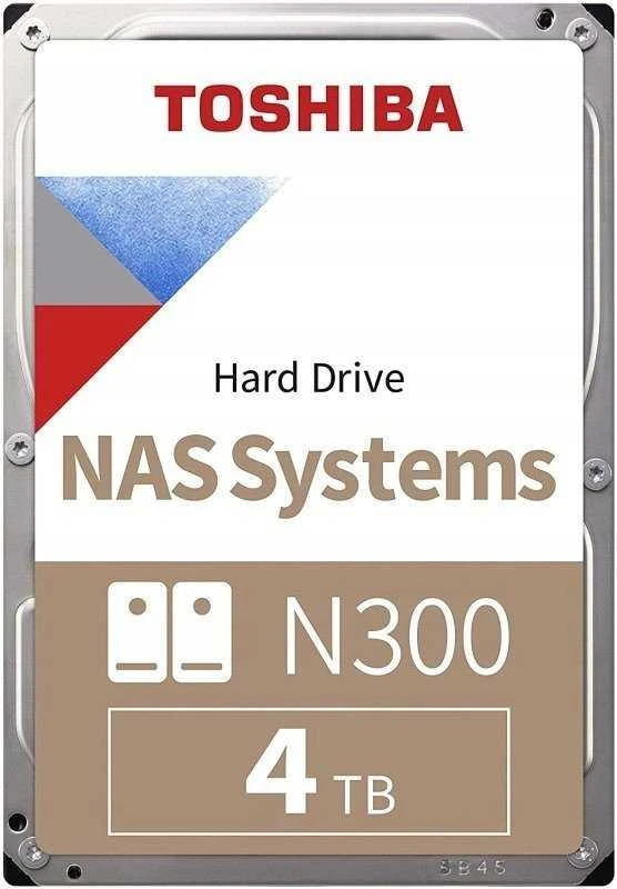 „Toshiba N300“ 4 TB kietasis diskas - SATA 6 Gb/s, 3,5 colio, didmeninis