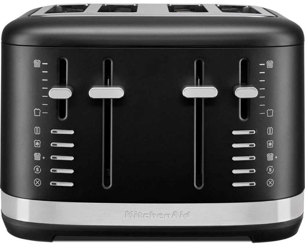 Skrudintuvas "KitchenAid" 4 riekelių skrudintuvas 5KMT4109EBM juodas nerūdijantis plienas 5KMT4109EBM, 4 tosty