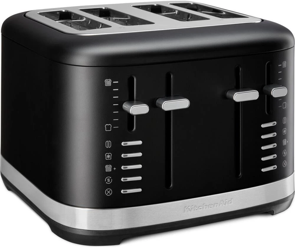 Skrudintuvas "KitchenAid" 4 riekelių skrudintuvas 5KMT4109EBM juodas nerūdijantis plienas 5KMT4109EBM, 4 tosty