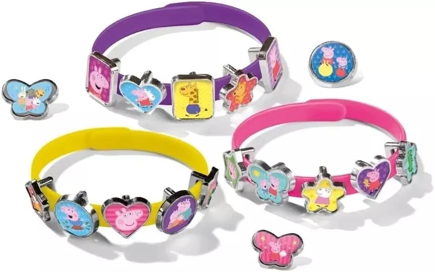 Totum Rinkinys apyrankėms su Peppa Pig kerais gaminti