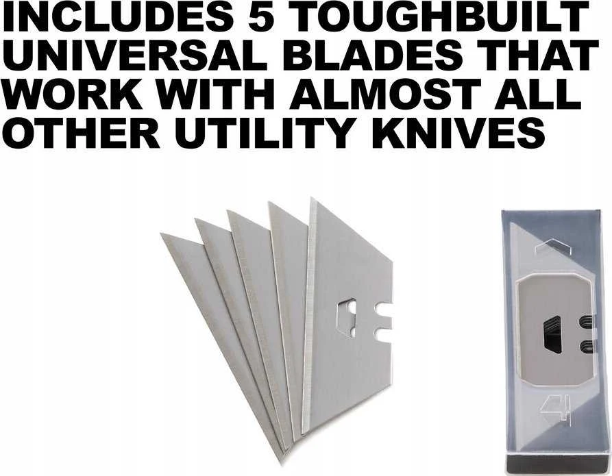 Grandiklis ir peilis 2 in 1 + 5 atsarginiai peiliukai ToughBuilt®