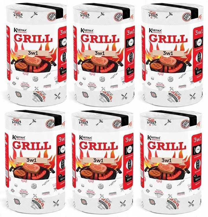 Kartika Popieriniai rankšluosčiai BBQ, 3 sluoksnių, 1 vnt.