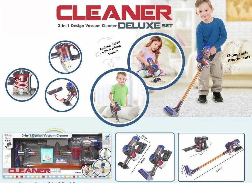 Nežinomas Namų ruošos žaislas CLEANER Vaccum Cleaner 607848B