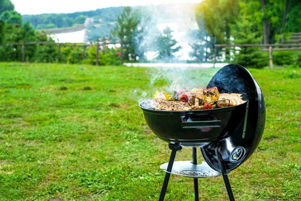 Toya Sa Poland Lauko kepsninė / grilis su dangčiu | Apvalios grotelės 41 cm (99918)