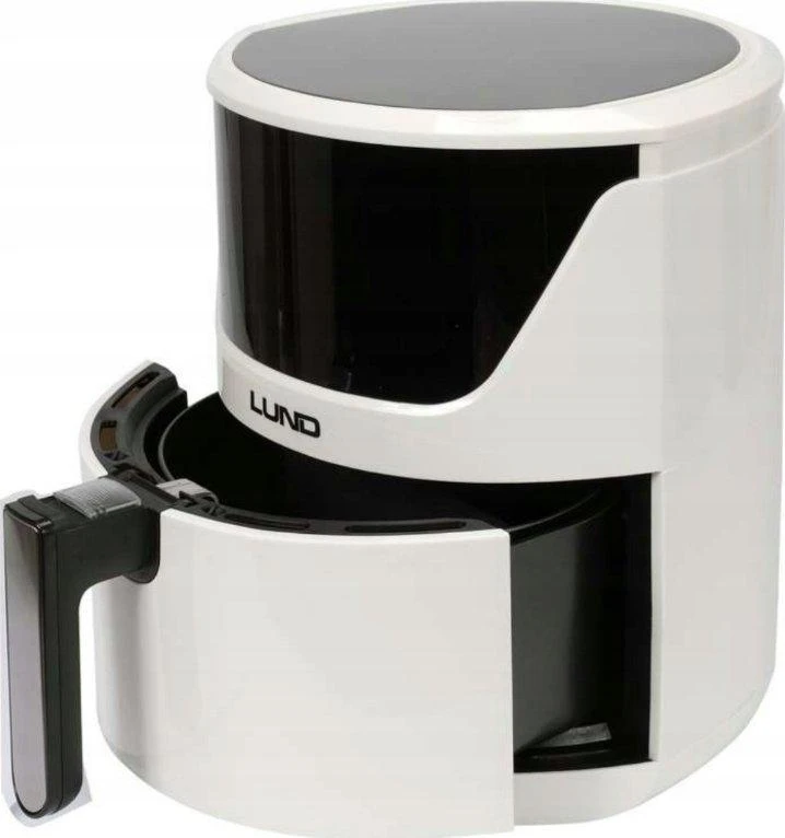 Karšto oro gruzdintuvė Lund 67575, 1400W, 3.7L, Baltos spalvos