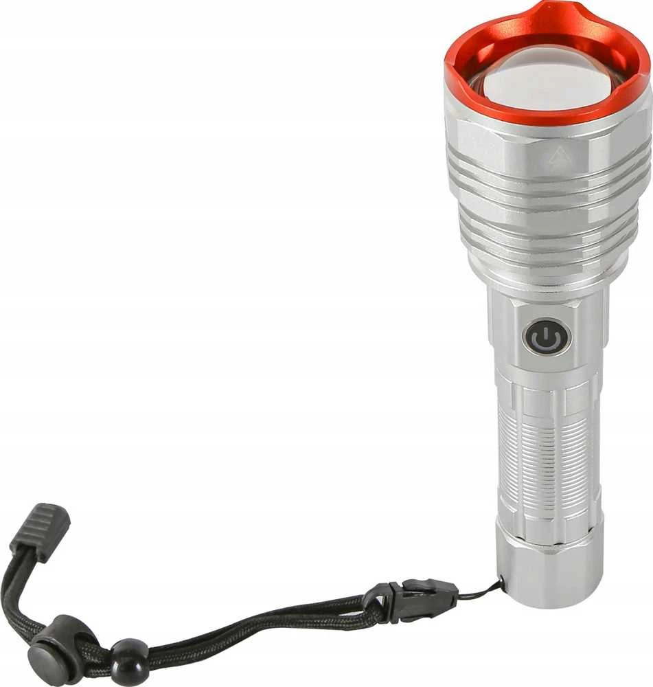 Sthor Įkraunamas 50W 4500LM žibintuvėlis, stiprus aliumininis žibintas, POWER LED žibintuvėlis, 4 šviesos režimai