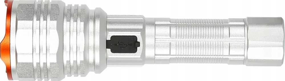 Sthor Įkraunamas 50W 4500LM žibintuvėlis, stiprus aliumininis žibintas, POWER LED žibintuvėlis, 4 šviesos režimai