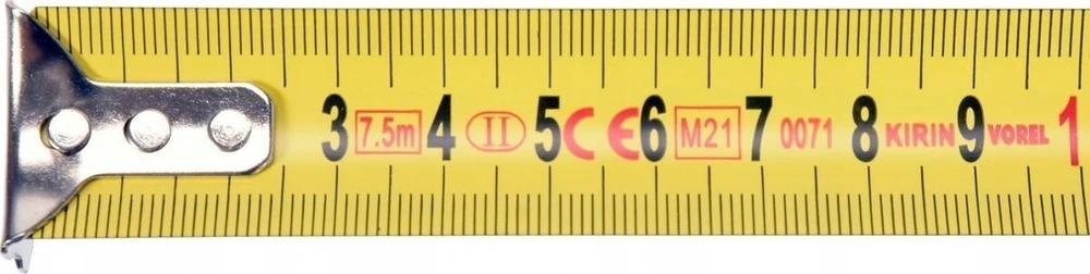 VOREL matavimo juosta 7,5 m x 25 mm