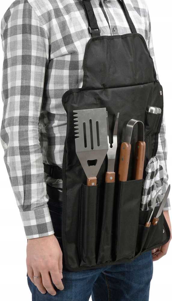 Toya YATO FARTUCH DO GRILLOWANIA Z AKCESORIAMI-8SZ