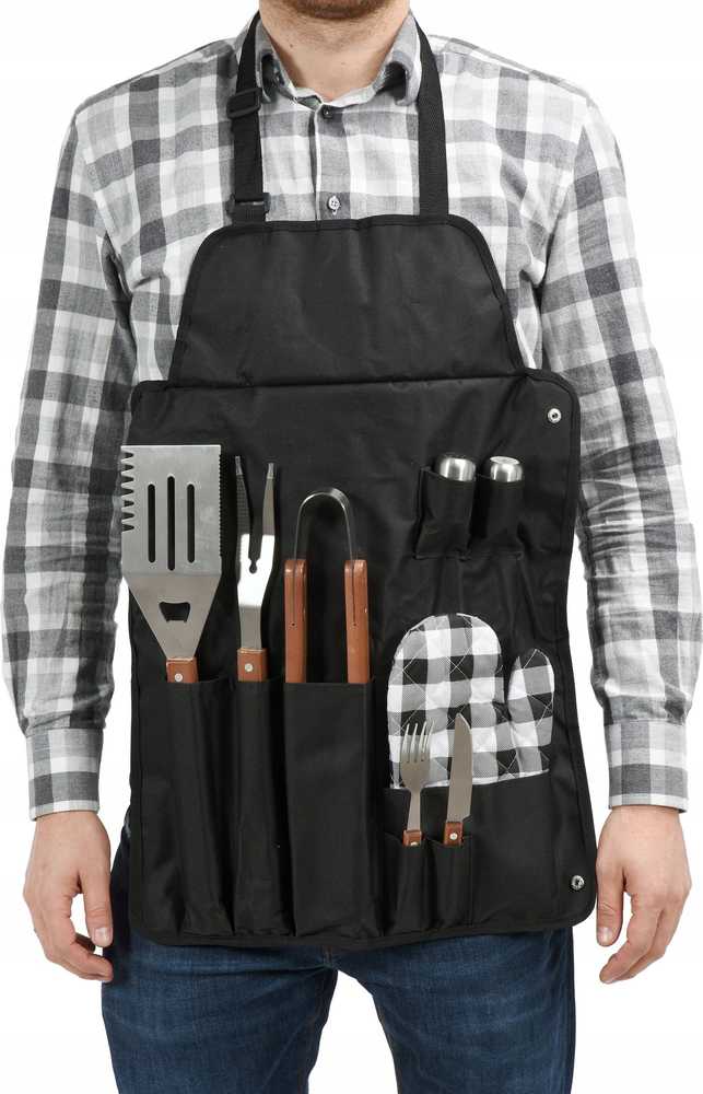 Toya YATO FARTUCH DO GRILLOWANIA Z AKCESORIAMI-8SZ