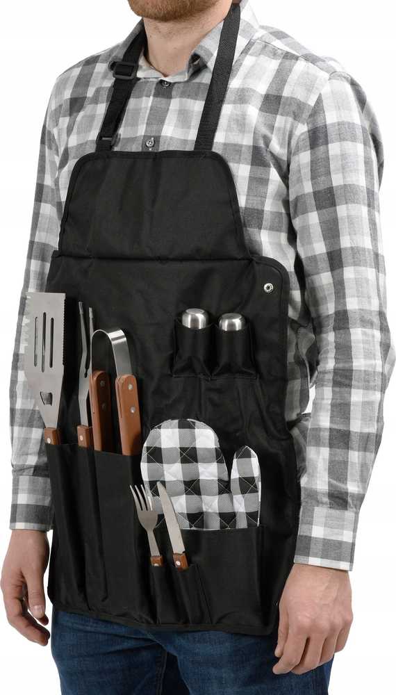 Toya YATO FARTUCH DO GRILLOWANIA Z AKCESORIAMI-8SZ