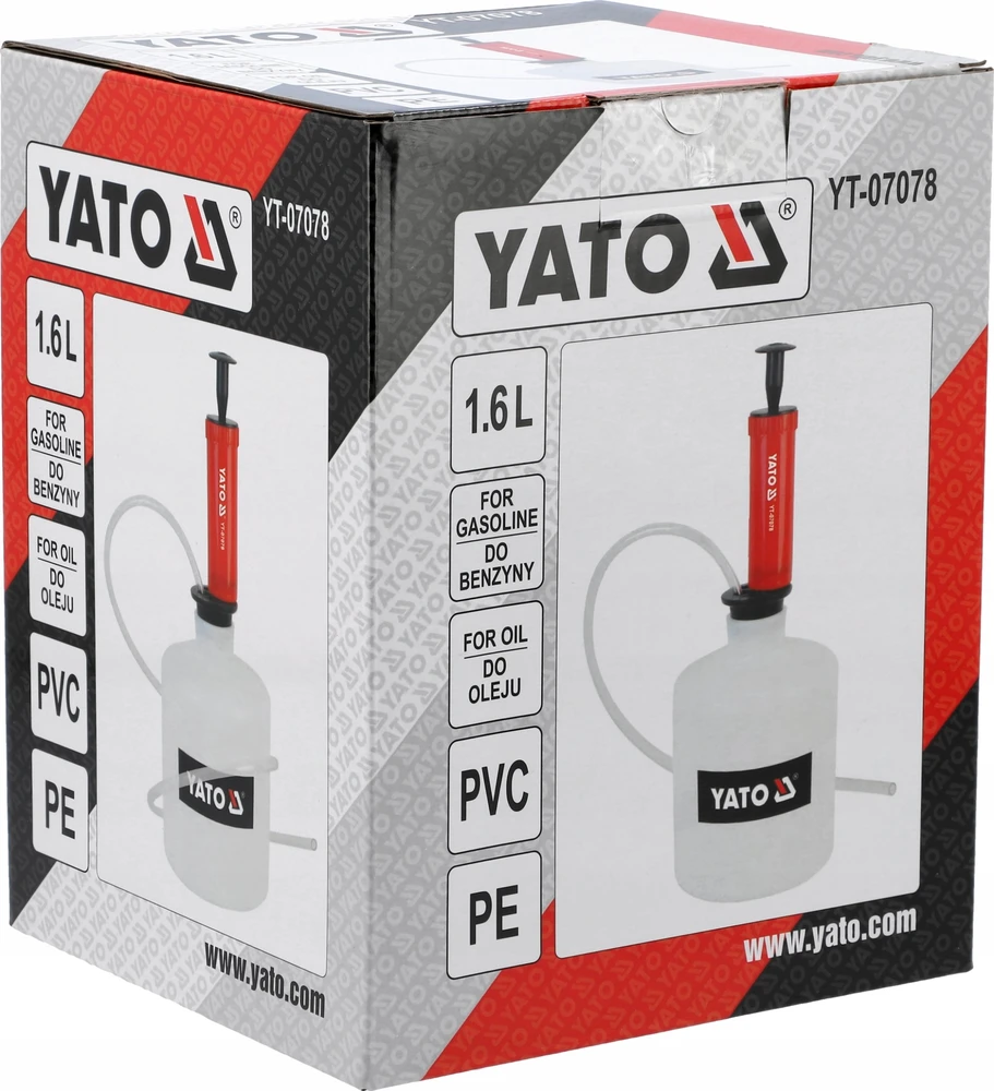 Yato Toya Sa Poland Rankinis alyvos ir kuro siurblys | 1,6 l (YT-07078)