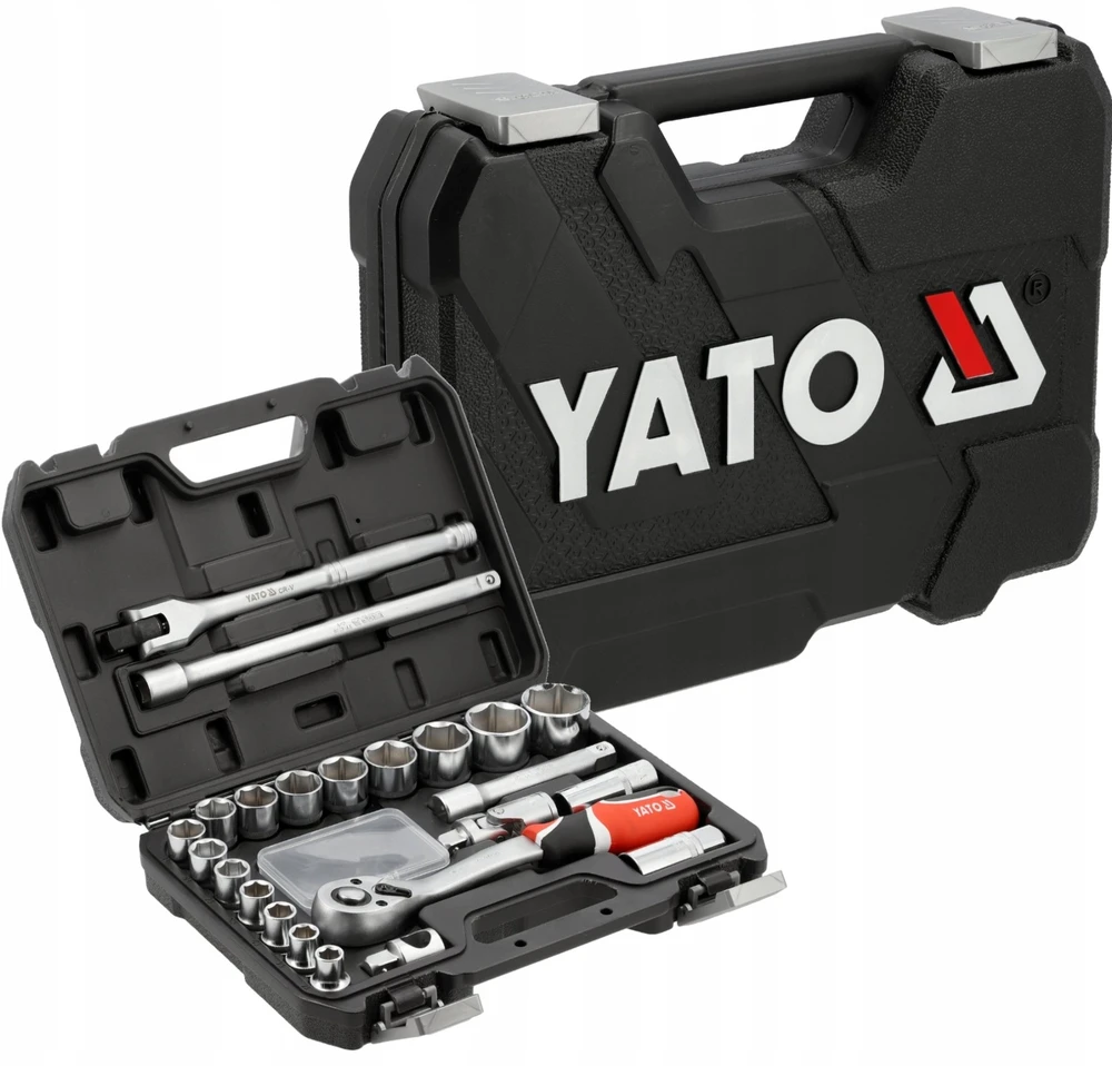 Yato Toya Sa Poland Įrankių rinkinys 1/2" galvutėms | 10–32 mm | 24 vnt (YT-12662)