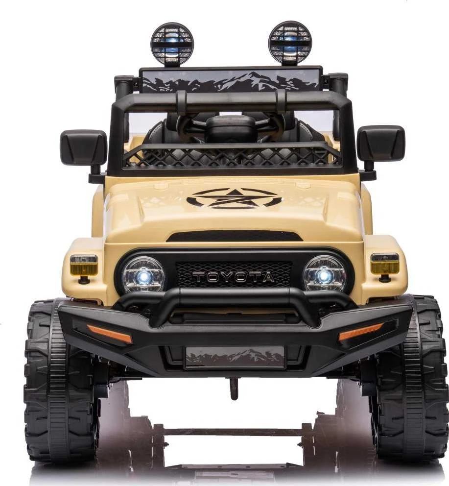 Elektromobilis Toyota FJ Cruiser 4x4, rusvai gelsvas