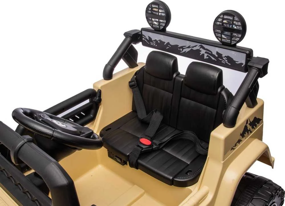 Elektromobilis Toyota FJ Cruiser 4x4, rusvai gelsvas