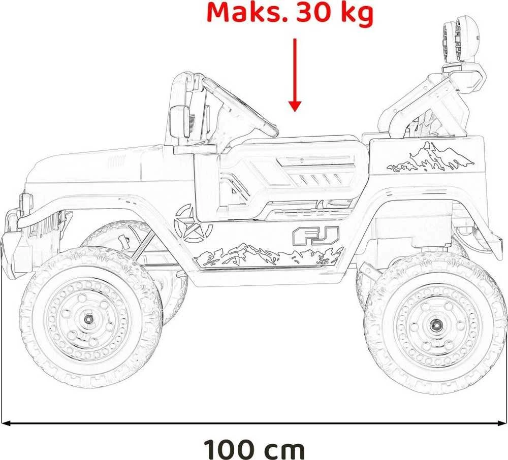 Elektromobilis Toyota FJ Cruiser 4x4, Moro