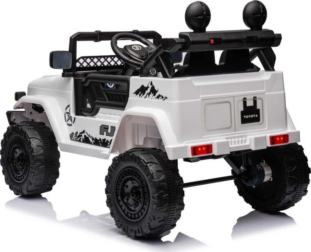 Elektromobilis Toyota FJ Cruiser 4x4, Baltas