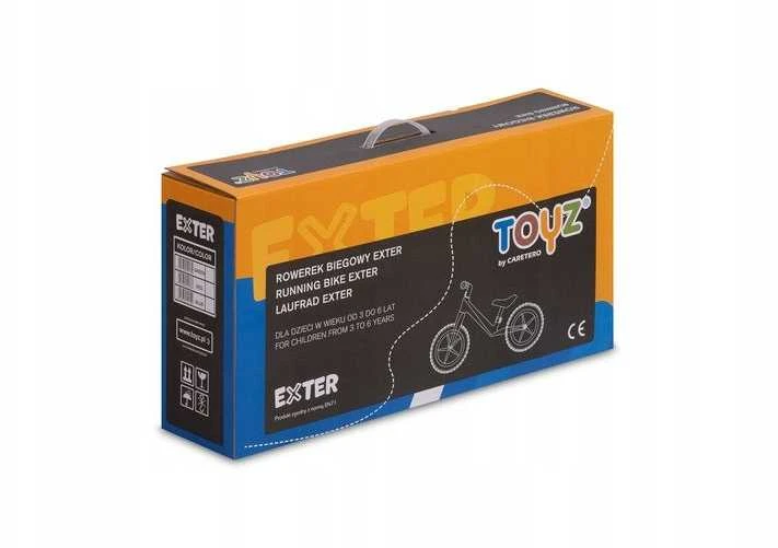 Toyz Exter balansinis dviratukas pakuotėje
