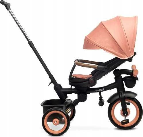 Triratukas Toyz By Caretero Sabre - 3in1, šviesiai rožinė
