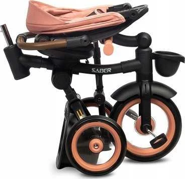 Triratukas Toyz By Caretero Sabre - 3in1, šviesiai rožinė