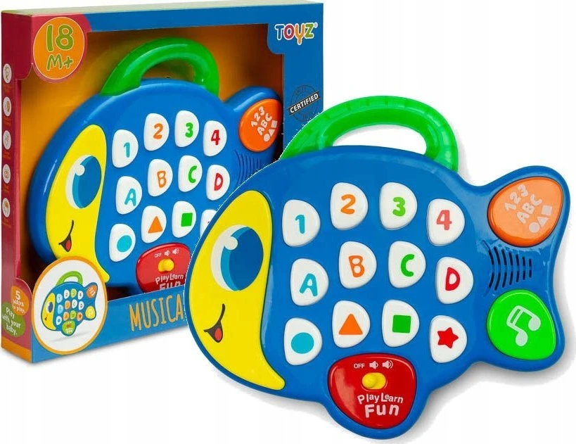 Toyz LAVINAMASIS ŽAISLAS - MUZIKINĖ ŽUVIS
