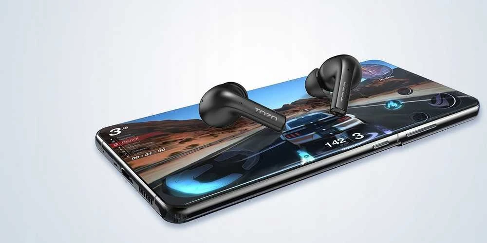 Ausinės Tozo Agile Nova TWS Bluetooth Earbuds Juodas
