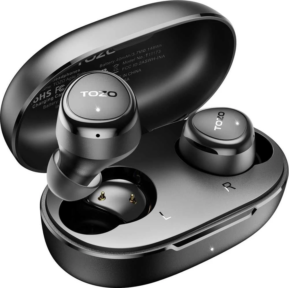 Tozo Agile Solo TWS Bluetooth ausinės juodos
