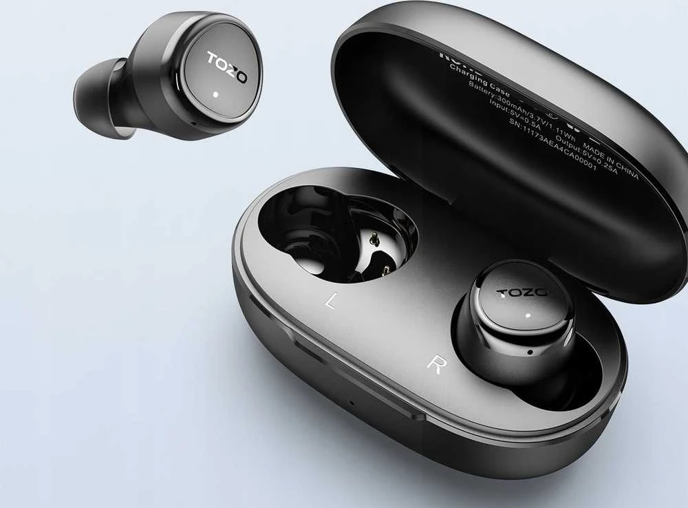 Tozo Agile Solo TWS Bluetooth ausinės juodos