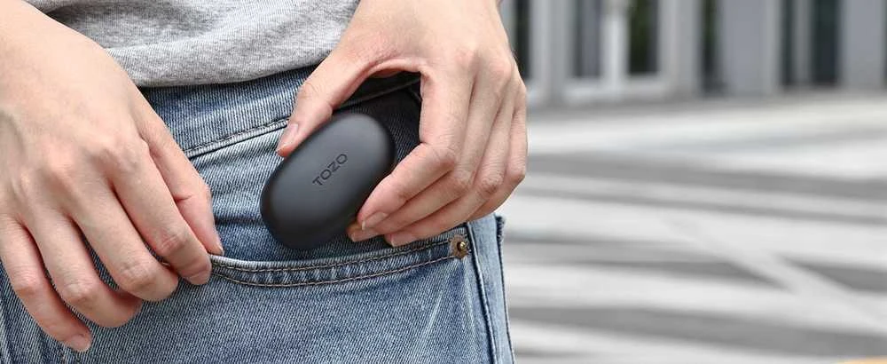 Tozo Agile Solo TWS Bluetooth ausinės juodos