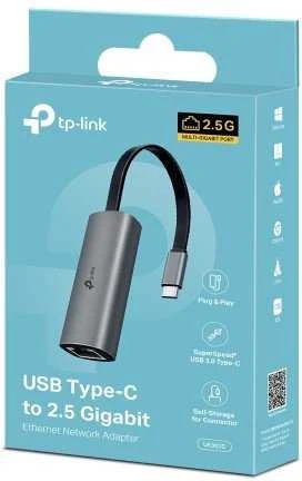 TP-Link USB-C į 2.5 Gbps Ethernet adapteris pakuotėje