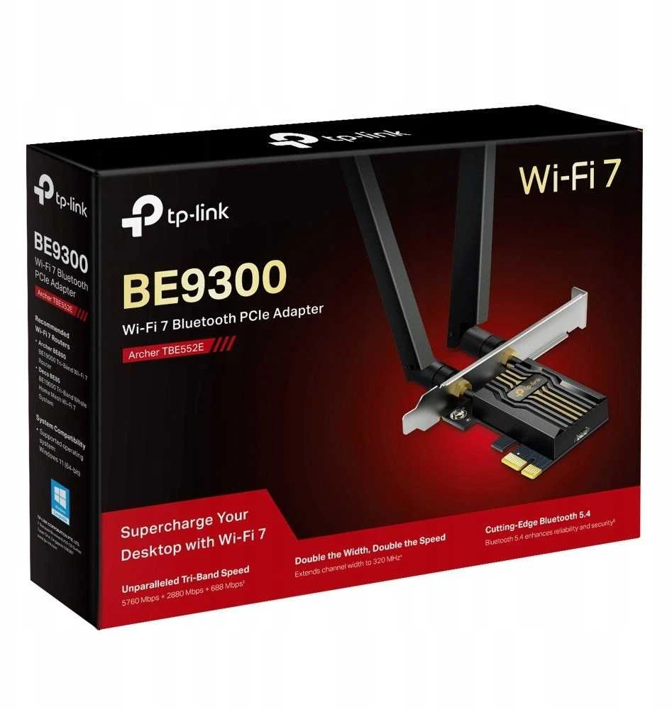 Karta jungiama į tinklą TP-Link Archer TBE552E