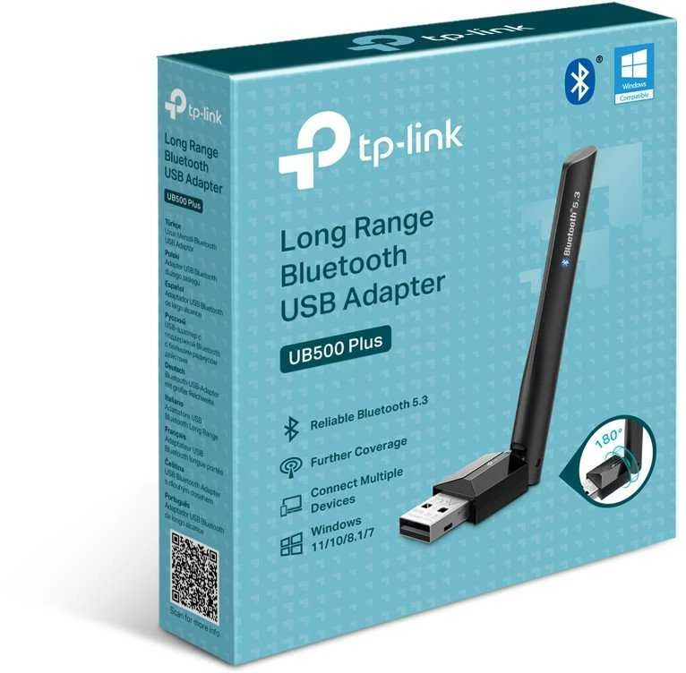 TP-Link UB500 PLUS Tolimojo nuotolio „Bluetooth“ USB adapteris