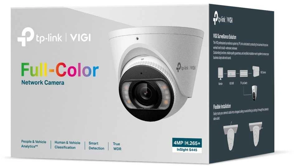 Tinklo Kamera - TP-Link InSight S445 2688x1520 H.265 Naktinis Matymas Atspari Oro Sąlygoms Balta