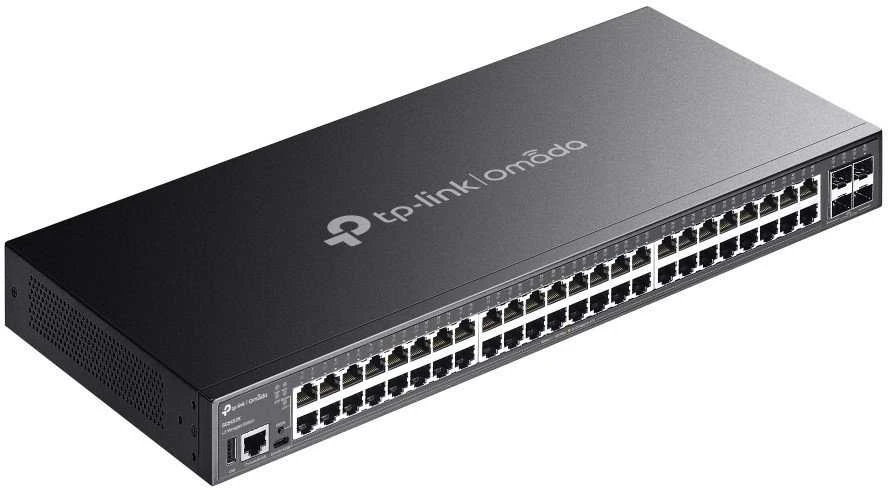 Šakotuvas TP-Link 48-PORT 1G MANAGED SWITCH - WITH 4 10G SLOTS STACKABLE LITE