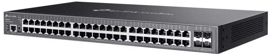 Šakotuvas TP-Link 48-PORT 1G MANAGED SWITCH - WITH 4 10G SLOTS STACKABLE LITE