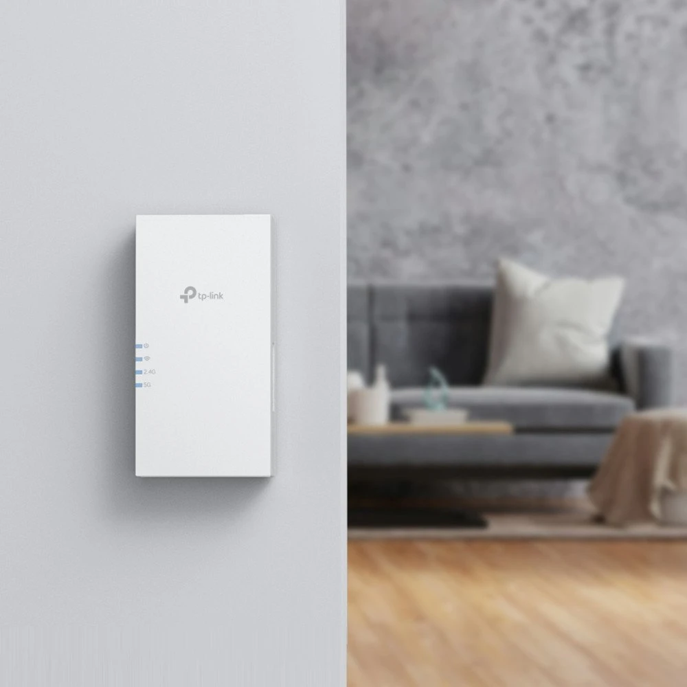 Maršrutizatorius TP-LINK BE3600 dviejų dažnių „Wi-Fi 7“ diapazono ilgintuvas | RE220BE | 802.11ax | 1000 Mbit/s | Ethernet LAN (RJ-45) jungtys: 1 | MU-MiMO: Ne | ne PoE | Antenos tipas: 2 išorinės