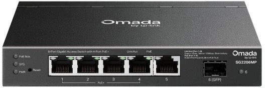 Maršrutizatorius TP-Link Omada SG2206MP tinklo komutatorius L2 gigabito Ethernet (10/100/1000) su maitinimu per Ethernet (PoE)