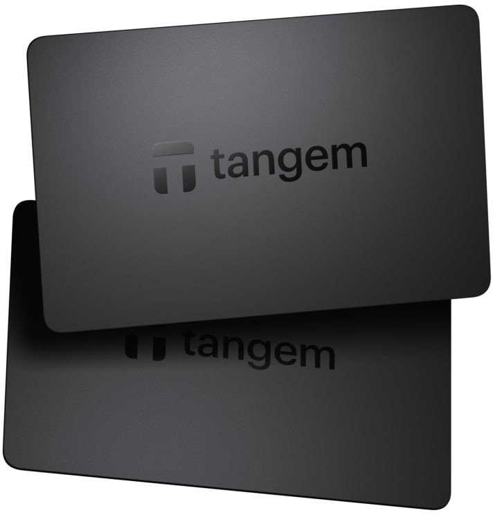 „Tangem“ piniginė – 2 kortelių rinkinys