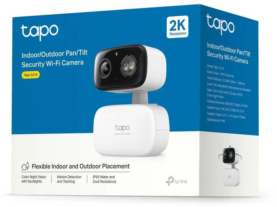 TP-Link Tapo C216 baltas