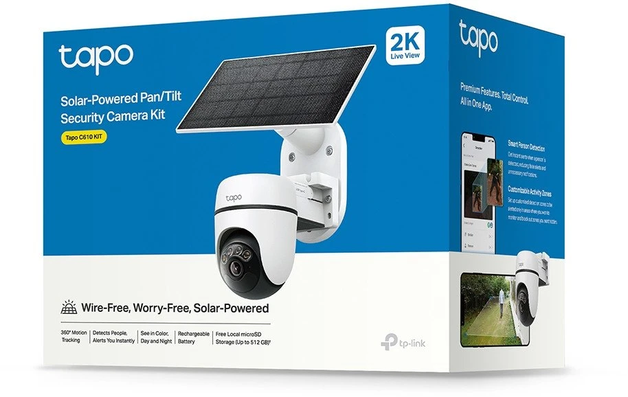 TP-Link Tapo C610 KIT Bokštelis IP apsaugos kamera Lauke 2304 x 1296 pikseliai Ant lubų / sienos / stulpo