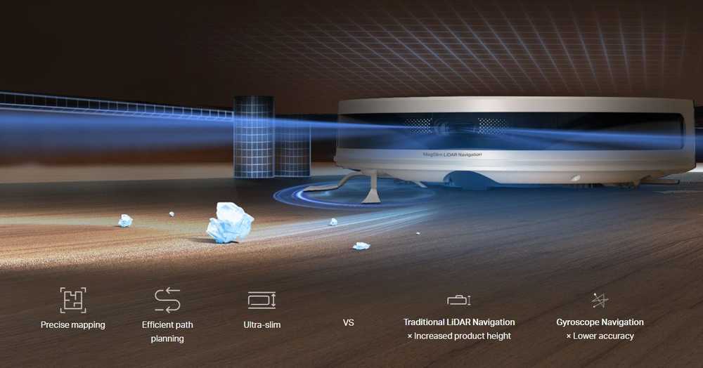 TP-Link Tapo RV20 Max 5300Pa siurbimo MagSlim LiDAR navigacijos robotas dulkių siurblys ir šluota - baltas
