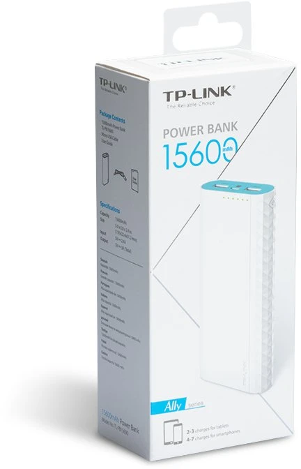 Powerbank TL-PB15600 15600 mAh Baltas