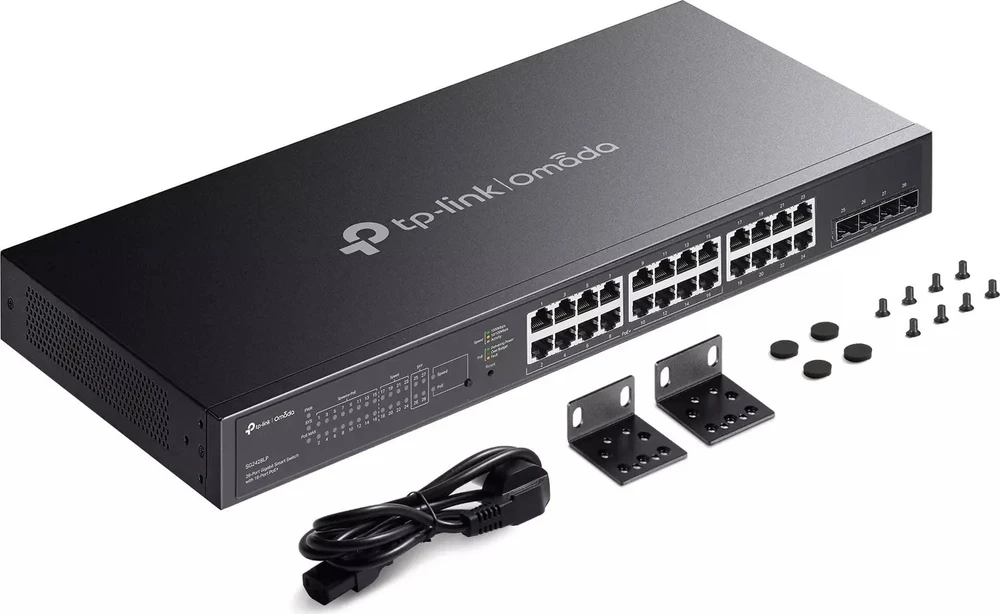 Šakotuvas TP-Link Omada 28 prievadų gigabito išmanusis komutatorius su 16 prievadų PoE+
