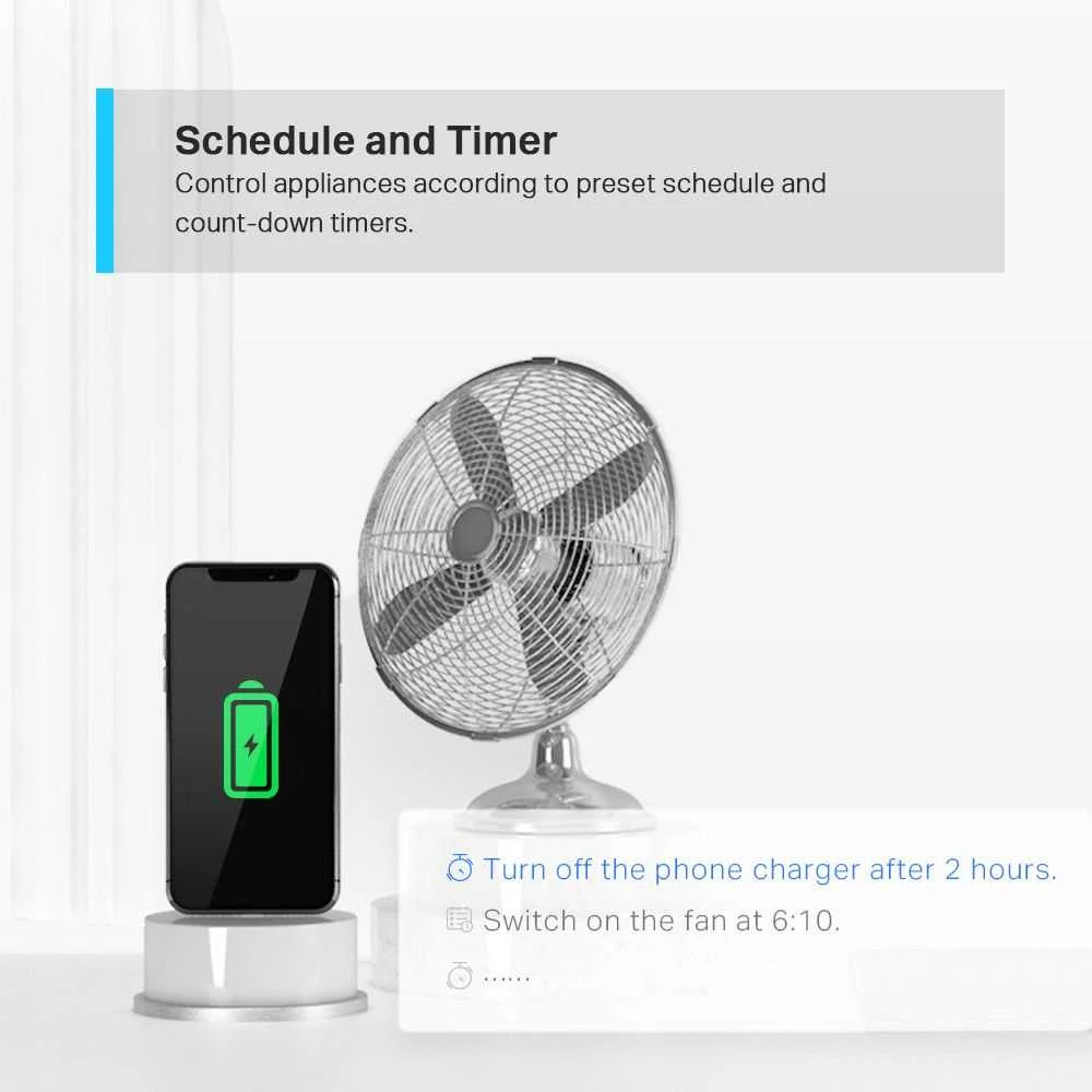 TP-Link TP-LINK TAPO P100 SMART PLUG WI-FI SOCET 4 vnt.