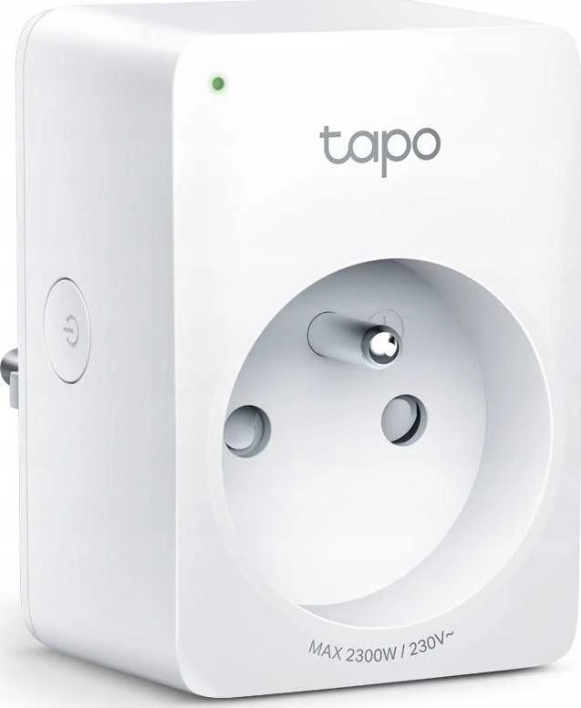 TP-Link išmanusis kištukas Tapo P100M Wi-Fi, energijos stebėjimas, Baltas EU