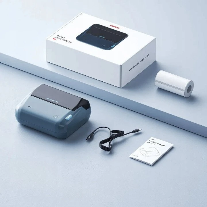 Niimbot B4 Portable Label Spausdintuvas (mėlynas)