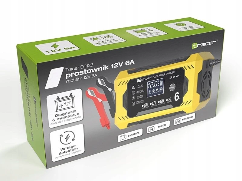 Prostownik, TRACER 12V 6A DT126 lygintuvas