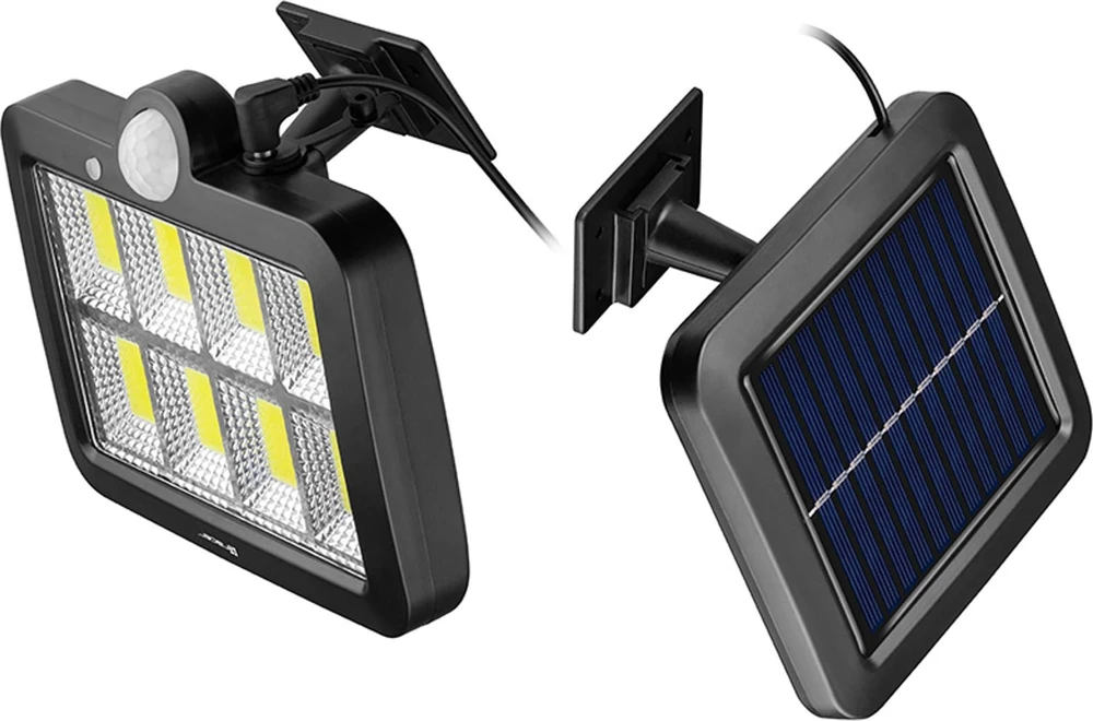 Lampa TRACER JUPITER LED saulės energija varomas šviestuvas su judesio jutikliu