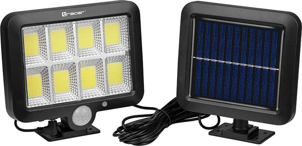 Lampa TRACER JUPITER LED saulės energija varomas šviestuvas su judesio jutikliu
